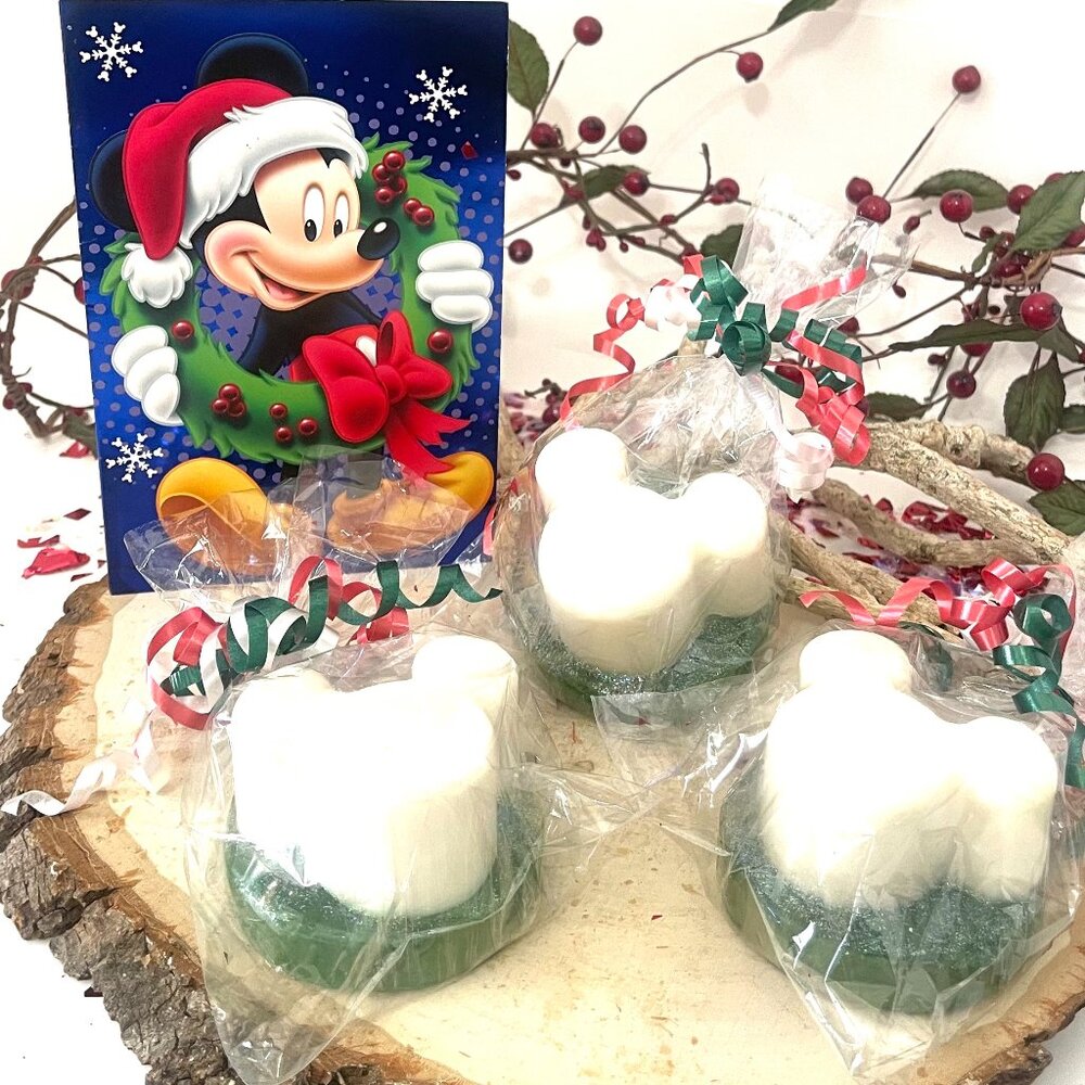 Mouse Holiday Soaps with card included with every soaps. " Set of 2 soaps"
